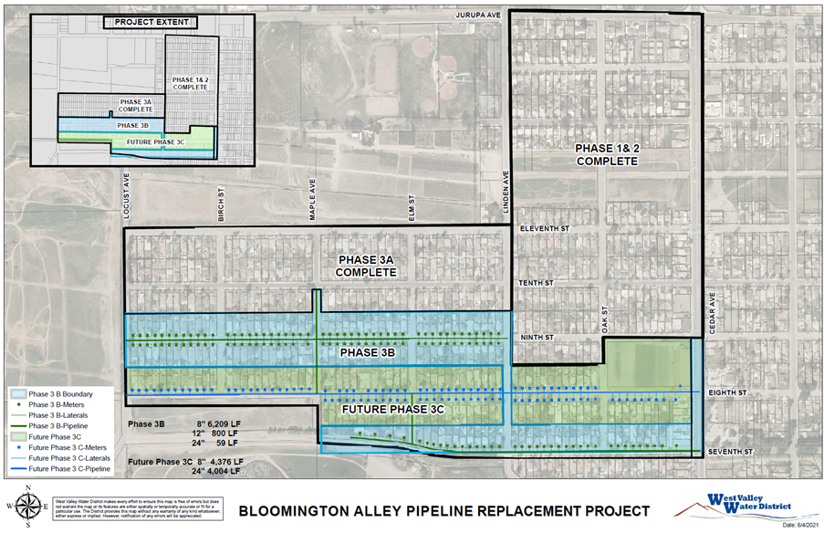 Map of Phase 3C