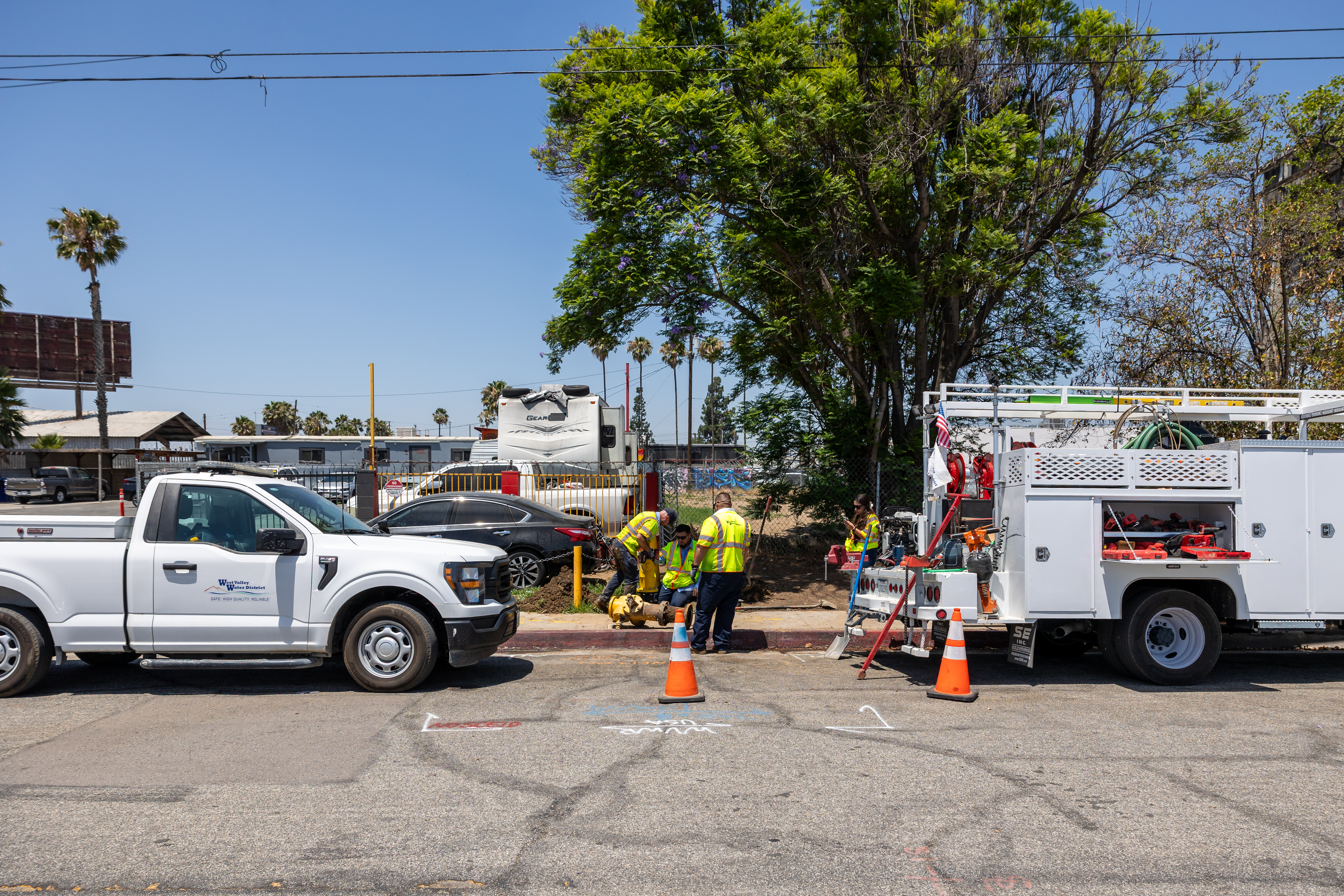 West Valley Water District truck