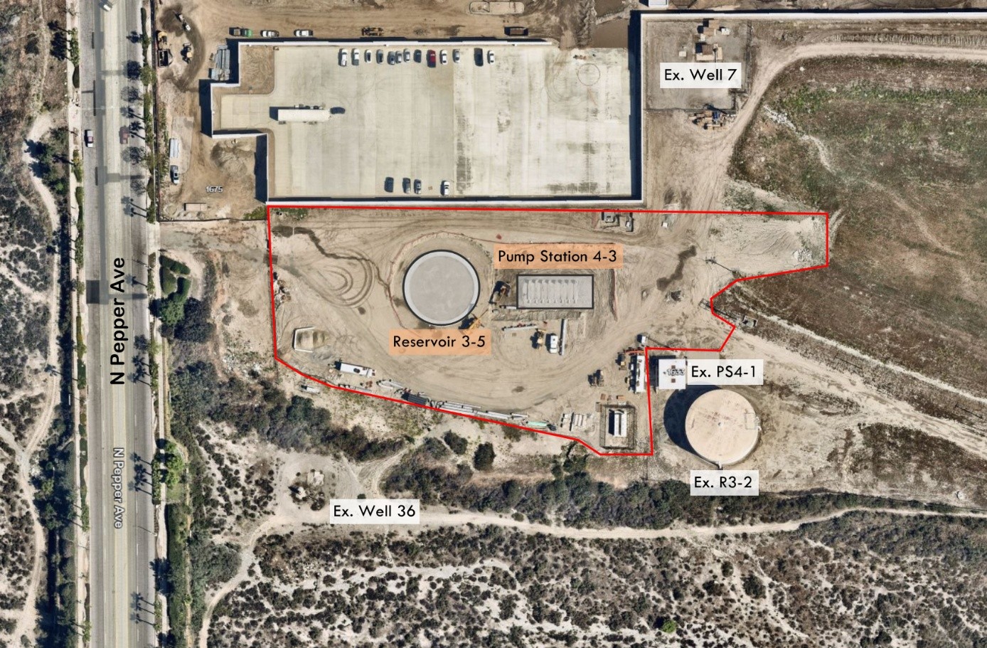Satellite Map of Lord Ranch Site