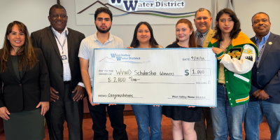 Photo of WVWD board and scholarship awardees